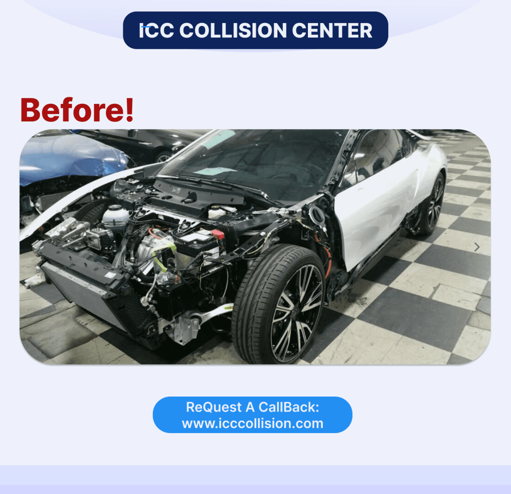 damaged BMV Body repair