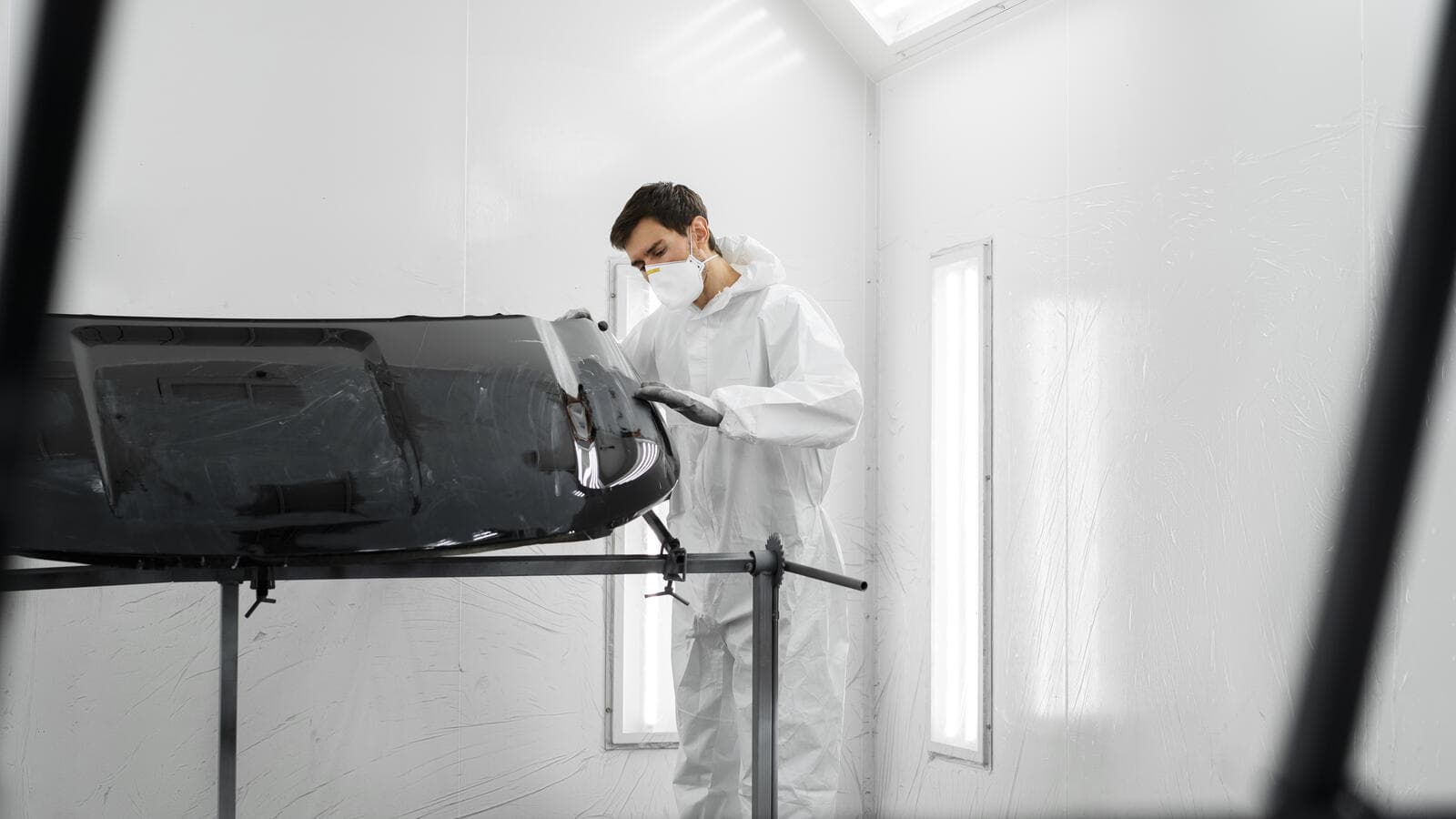 Auto body shop marketing starts with the work in the paint booth